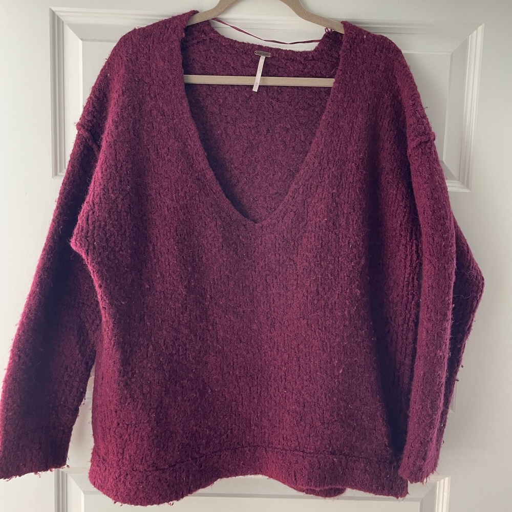 Free People oversized cozy sweater